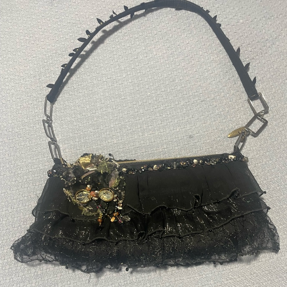 Black Mary Frances purse